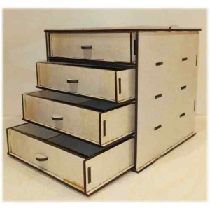 Stackable Drawer Making Kit Stackable Storage Kit - Single - 4 Drawers